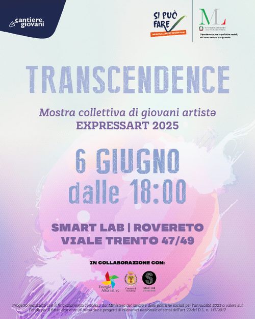 ✺ TRANSCENDENCE ✺Mostra collettiva di giovani artistə
