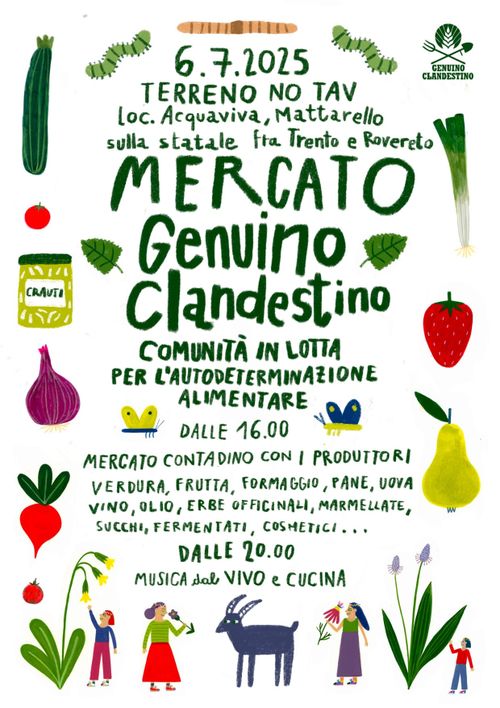 Mercato Genuino Clandestino e concerto !