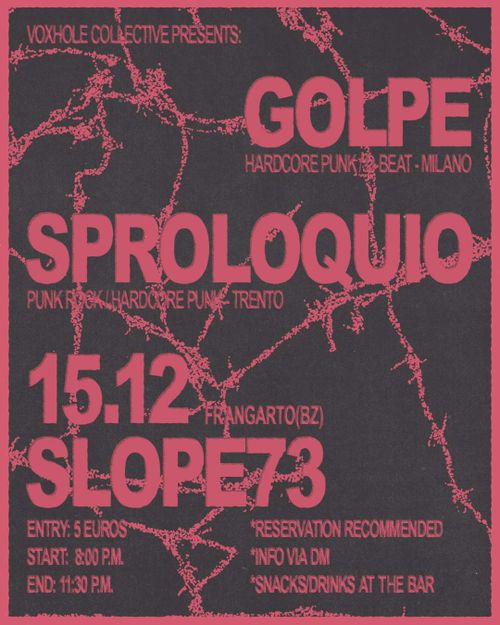 Golpe + Sproloquio 