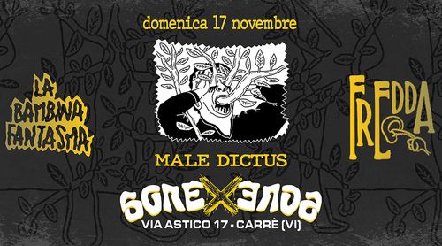 MALE DICTUS - Fredda (live) + La Bambina Fantasma (presentazione fumetto)