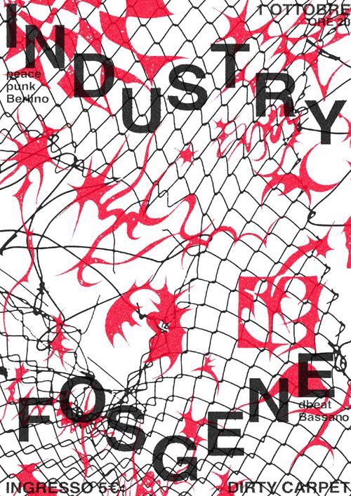 INDUSTRY (peace punk, Berlino) + FOSGENE (dbeat, Bassano)