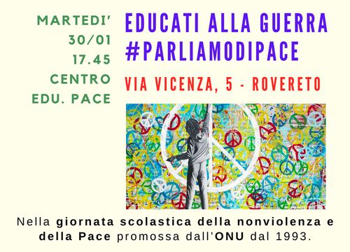 Educati alla Guerra #ParliamoDiPace