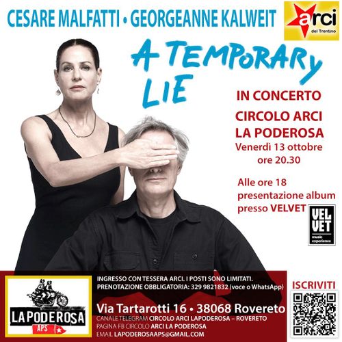 CESARE MALFATTI (La Crus) e GEORGEANNE KALWEIT (Delta V) a Rovereto