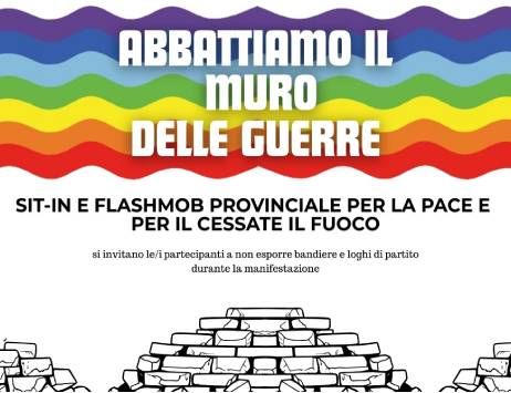  #Cessateilfuoco! Flashmob, sabato 9.11 in P.zza Malfatti