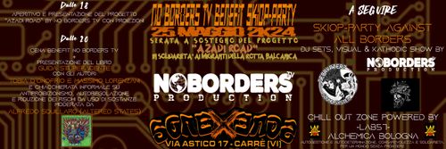 No Borders TV Benefit Skiop-party