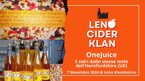 One Juice: 5 sidri dalle stesse mele dell’Herefordshire (UK) - LenoCiderKlan