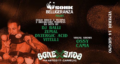 Sonic Belligeranza label night