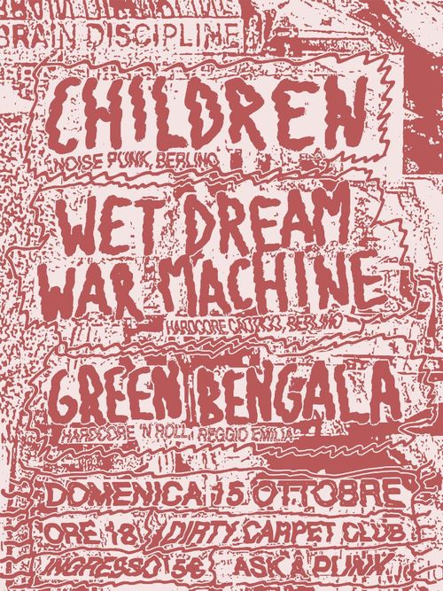 CHILDREN (noise punk, Ger) + WET DREAM WAR MACHINE (hardcore noise, Ger)