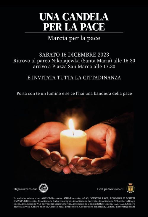 Una candela per la Pace - Marcia cittadina
