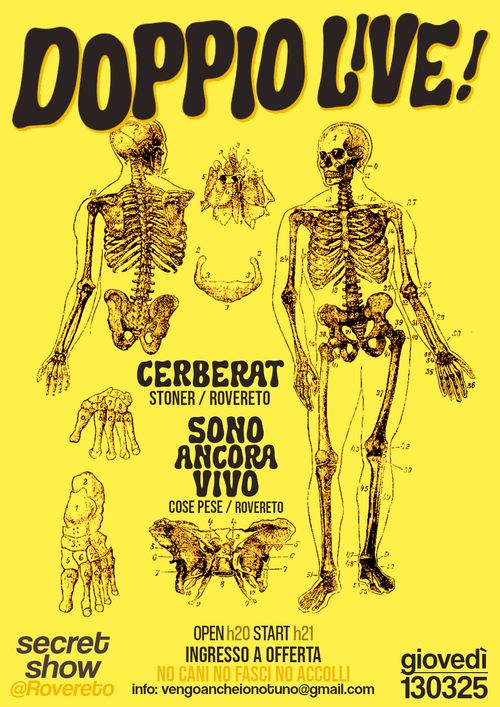 DOPPIO LIVE! Cerberat + Io Sono Vivo