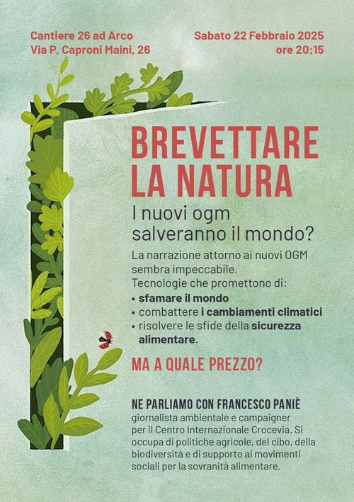 Brevettare la natura