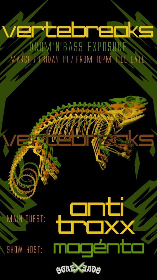 Vertebreaks (w/ Anti Traxx, London UK)