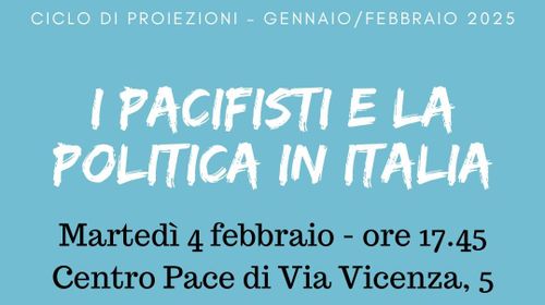 I pacifisti e la politica in Italia